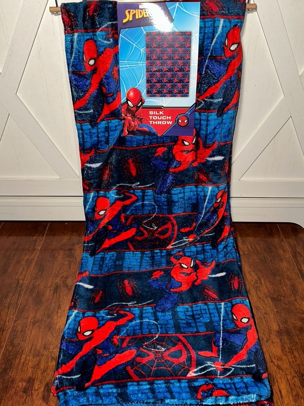 Marvel Spider-Man Silk Touch Plush Throw Blanket